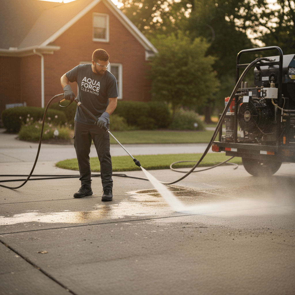 Professional power washing service